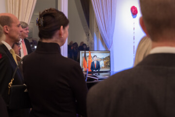 The ambassador is present